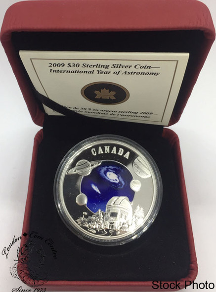 Canada: 2009 $30 International Year of Astronomy Sterling Silver Coin