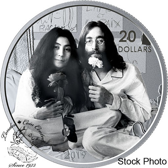 Canada: 2019 $20 Give Peace a Chance 1 oz Pure Silver Coin