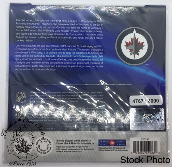 Canada: 2014 25 Cent Winnipeg Jets Coin & Stamp Set