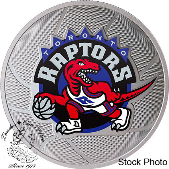 Canada: 2020 $25 Toronto Raptors 25th Season 1 oz. Pure Silver Coin
