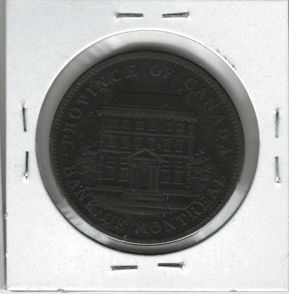 Bank of Montreal: 1842 Penny PC-2B Bank of Montreal: 1842 Penny PC-2B