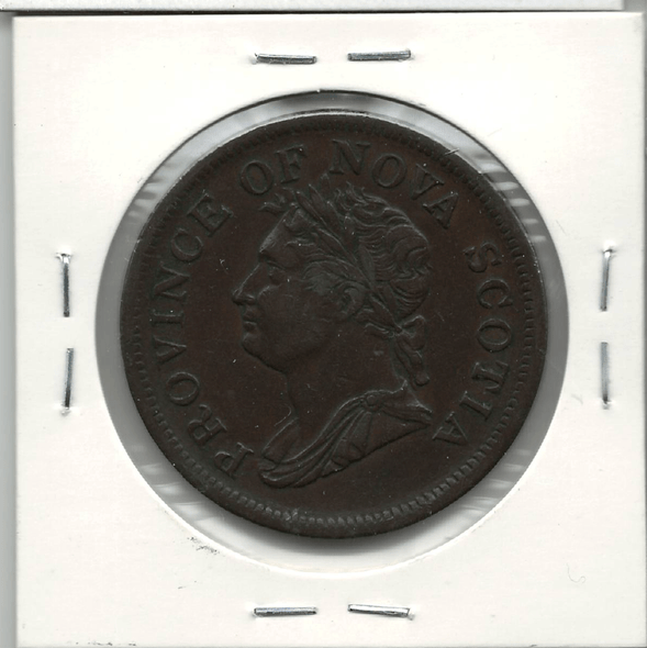 Nova Scotia: 1832 Penny NS-2B2