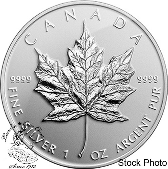 Canada: 2014 $5 Maple Leaf Reverse Bullion Replica Silver Proof Coin