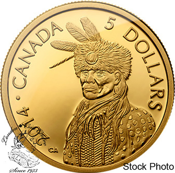 Canada: 2014 $5 Portrait of Nanaboozhoo Gold Coin