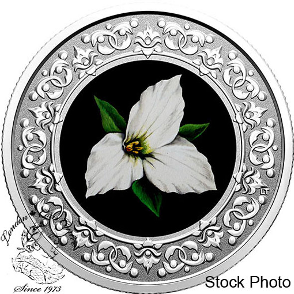 Canada: 2020 $3 Floral Emblems of Canada - Ontario: Trillium Fine Silver Coin
