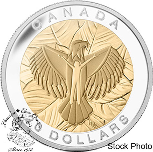 Canada: 2014 $20 The Seven Sacred Teachings: Love Gold Plated Silver Coin