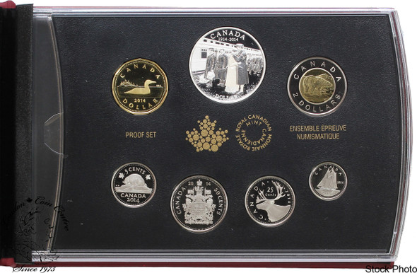 Canada: 2014 Silver Dollar Proof Set - 100th Anniversary of the Declaration of the First World War