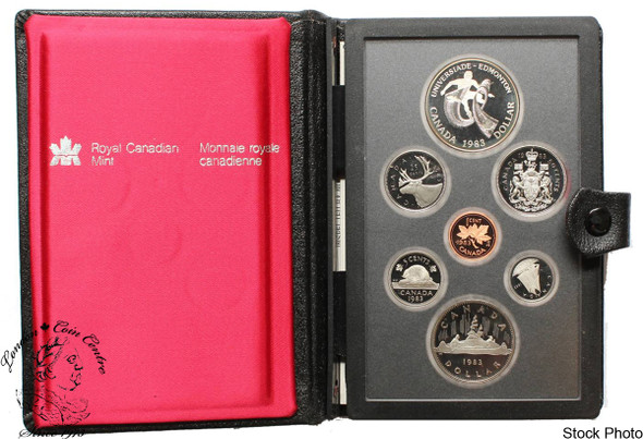 Canada: 1983 Games Double Dollar Proof Coin Set