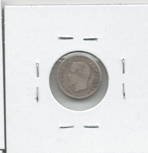 France: 1853A 20 Cent Small