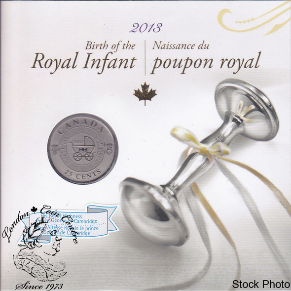 Canada: 2013 25 Cents Birth of the Royal Infant Coin Gift