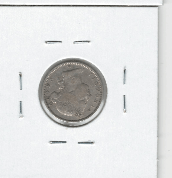 Straits Settlements: 1880H 10 Cent Damaged