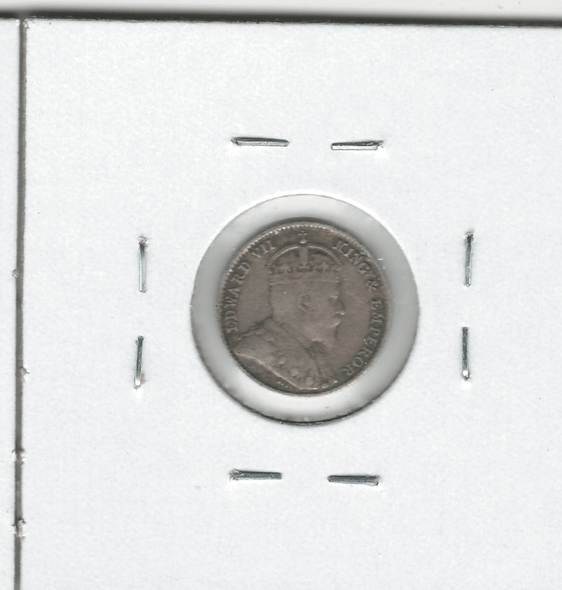 Straits Settlements: 1910B 5 Cent