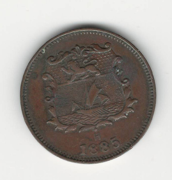 British North Berneo: 1885H 1/2 Cent