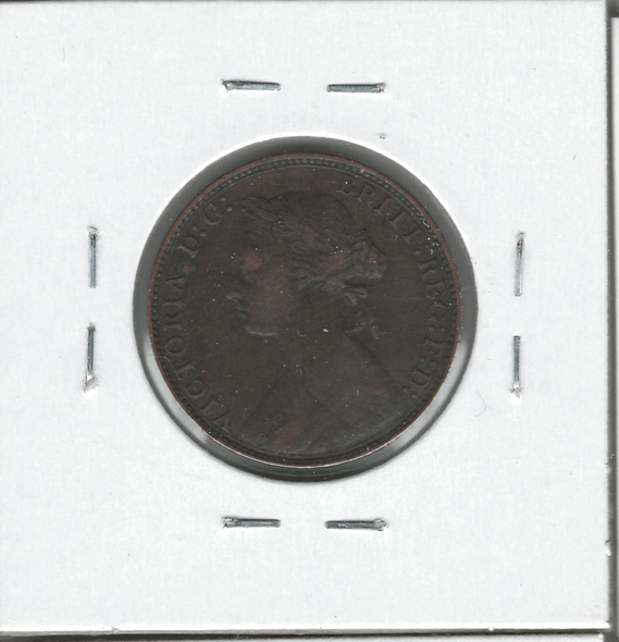 Great Britain: 1875 1/2 Penny