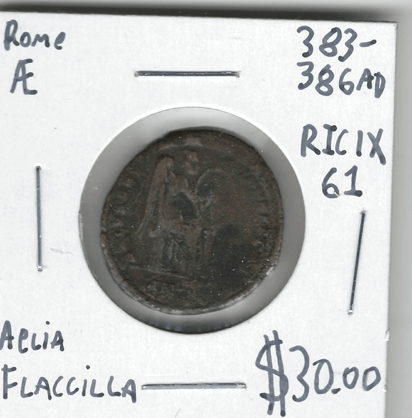 Roman: 383 - 386 AD Aelia Flaccilla