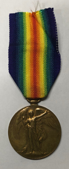 Great Britain: World War I Victory Medal PTE. L.A. OSBOURNE ROYAL MARINE. L.I.