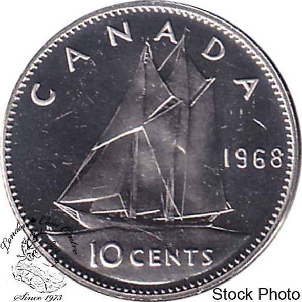 Canada: 1968 10 Cent Proof Like