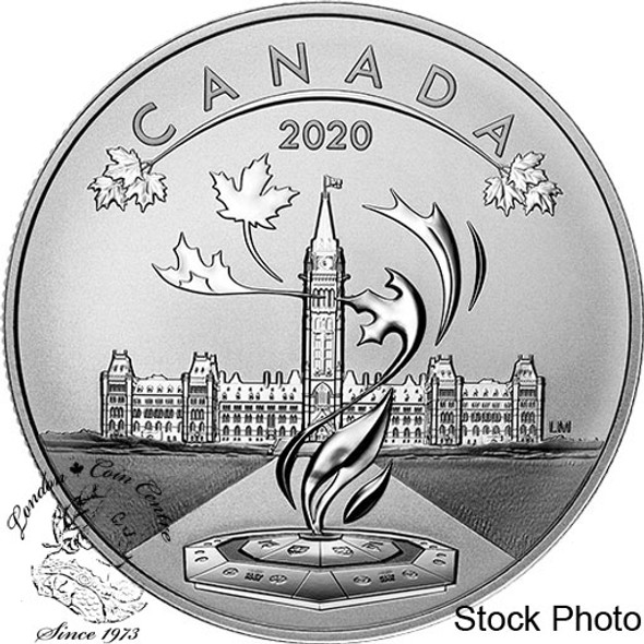 Canada: 2020 $10 O Canada Series #3: Parliament of Canada 1/2 oz Pure Silver Coin