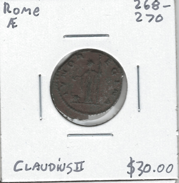 Roman: 268 - 270 AD AE Claudius II
