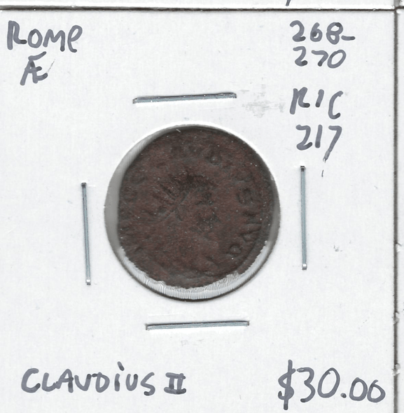 Roman: 268 - 270 AD AE Claudius II #4