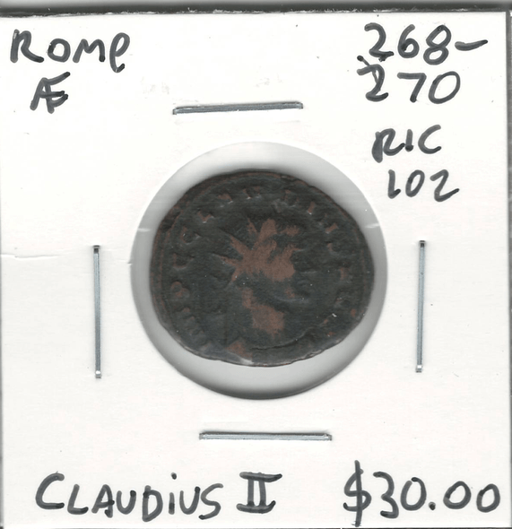 Roman: 268 - 270 AD AE Claudius II #7