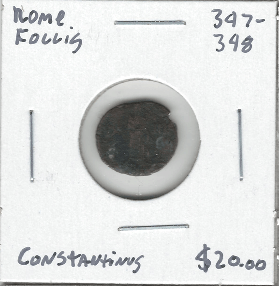 Roman: 347 - 348 AD Follis Constantinus #4 Roman: 347 - 348 AD Follis Constantinus #4