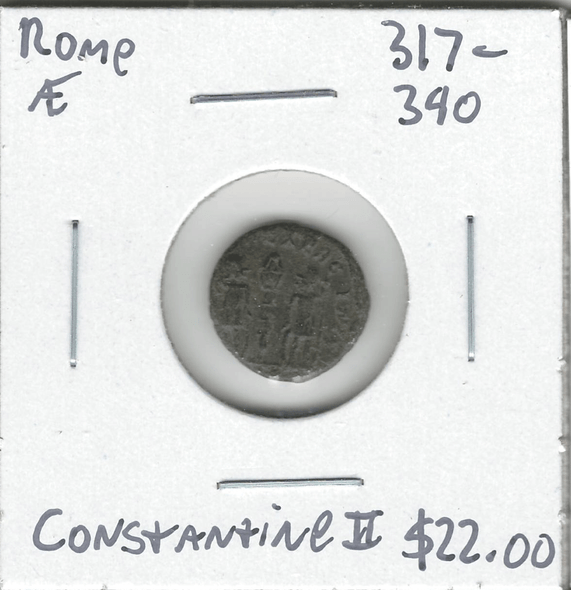 Roman: 334 - 335 AD AE Constantine II