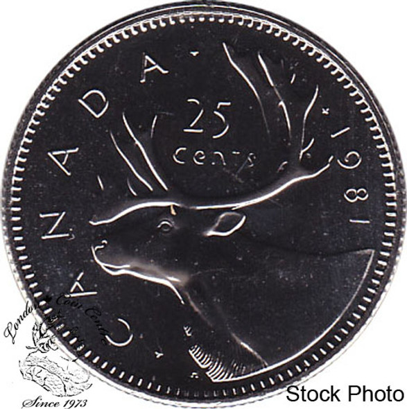 Canada: 1981 25 Cent Proof Like