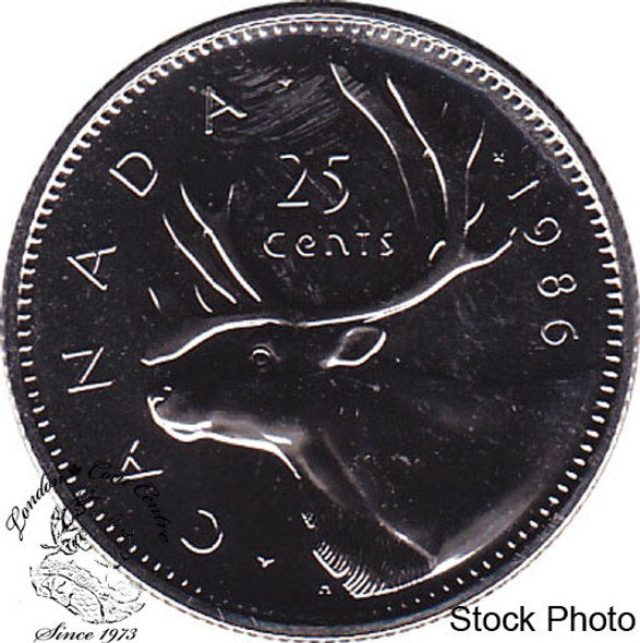 Canada: 1986 25 Cent Proof Like