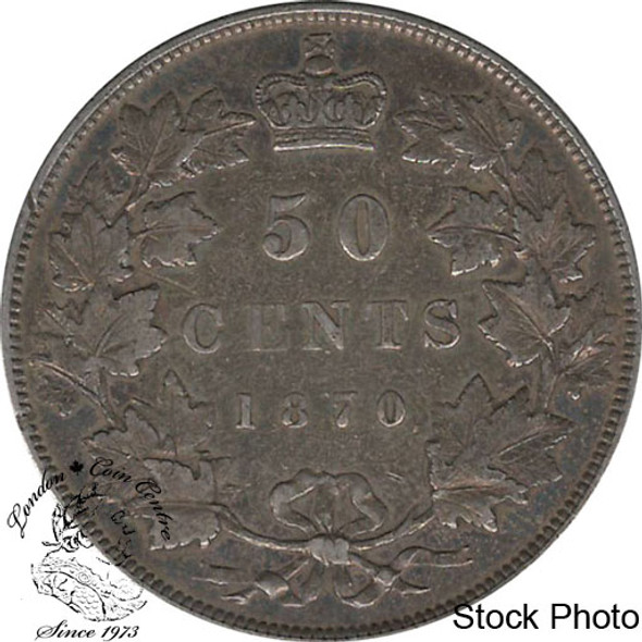 Canada: 1870 50 Cents LCW VF20