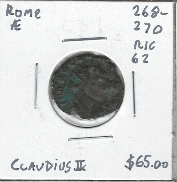 Roman: 268 - 270 AD AE Claudius II Lot#2