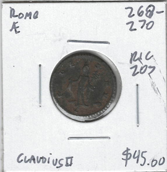 Roman: 268 - 270 AD AE Claudius II Lot#7