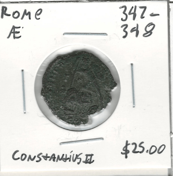 Roman: 347 - 348 AD AE Constantius II Roman: 347 - 348 AD AE Constantius II