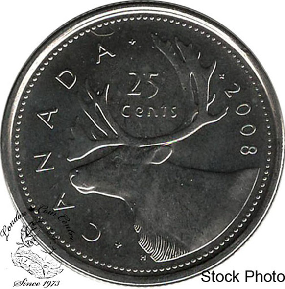 Canada: 2008 25 Cent Logo Proof Like