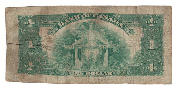 Canada: 1935 $1 Banknote - Bank of Canada English BC-1B Lot#18