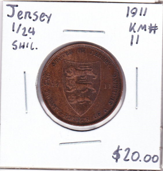 Jersey: 1911 1/24 Shilling