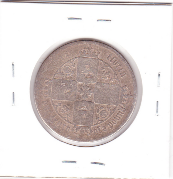 Great Britain: 1853 Silver Florin