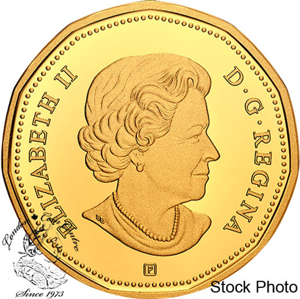 Canada: 2021 $1 Proof Silver Loonie Coin with Gold Plating Canada: 2021 $1 Proof Silver Loonie Coin with Gold Plating