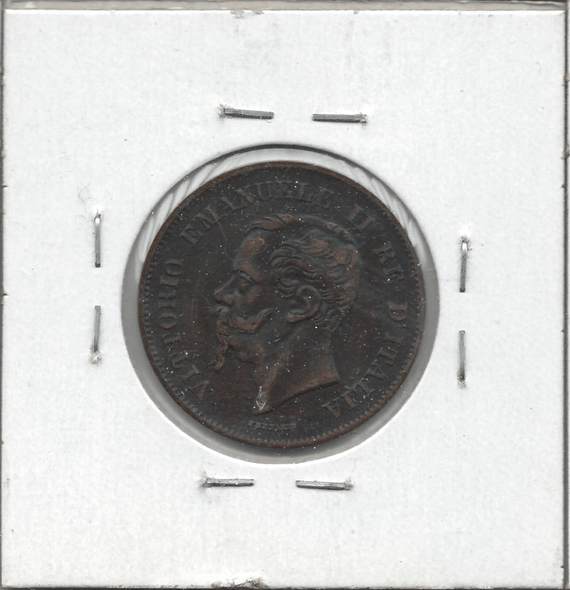 Italy: 1862N 5 Centesimi Lot#2 Italy: 1862N 5 Centesimi Lot#2