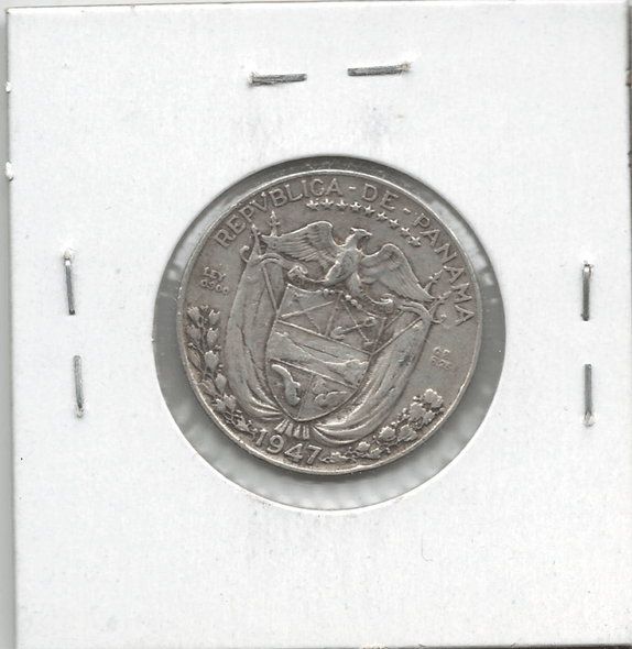 Panama: 1947 1/4 Balboa Lot#3