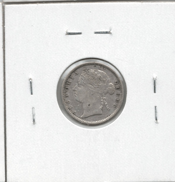 Straits Settlements: 1887 10 Cents Lot#3 Straits Settlements: 1887 10 Cents Lot#3