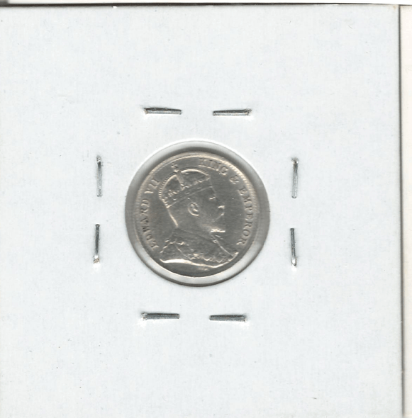 Straits Settlements: 1902 5 Cents Polished Straits Settlements: 1902 5 Cents Polished