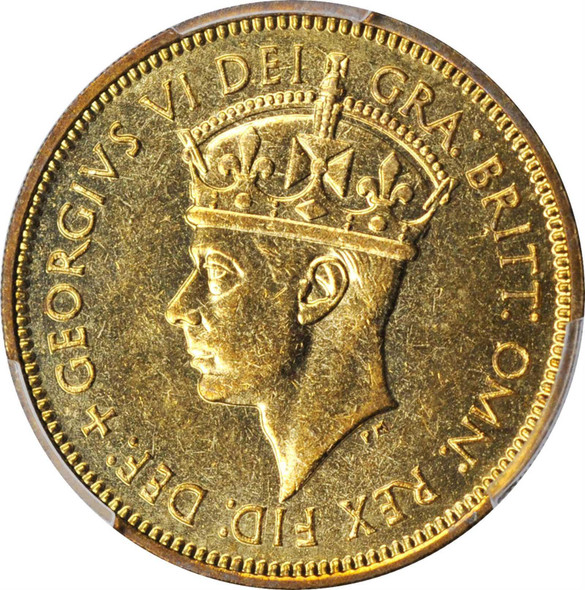 British West Africa: 1952-KN Shilling PCGS SP63 King's Norton Mint Collection