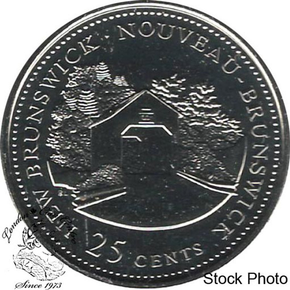 Canada: 1992 25 Cents New Brunswick Proof Like