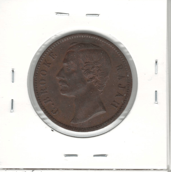 Sarawak: 1870 1 Cent Lot#2