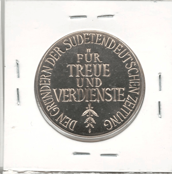 Germany: Sudeten: 1951 Medal
