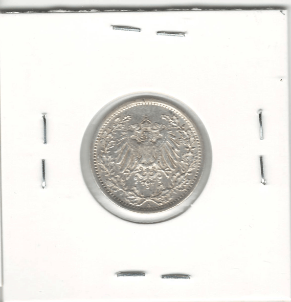 Germany: 1915A 1/2 Mark