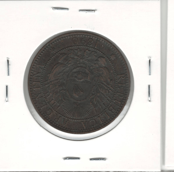 Argentina: 1890 2 Centavos