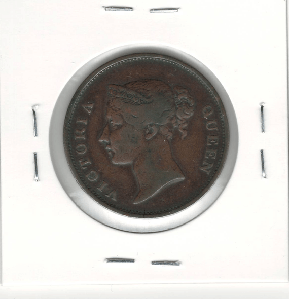 Straits Settlements: 1862 1 Cent Lot#4 Straits Settlements: 1862 1 Cent Lot#4