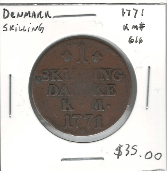 Denmark: 1771 Skilling